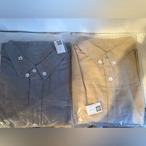 Men's Classic Gray and Tan Shirts
